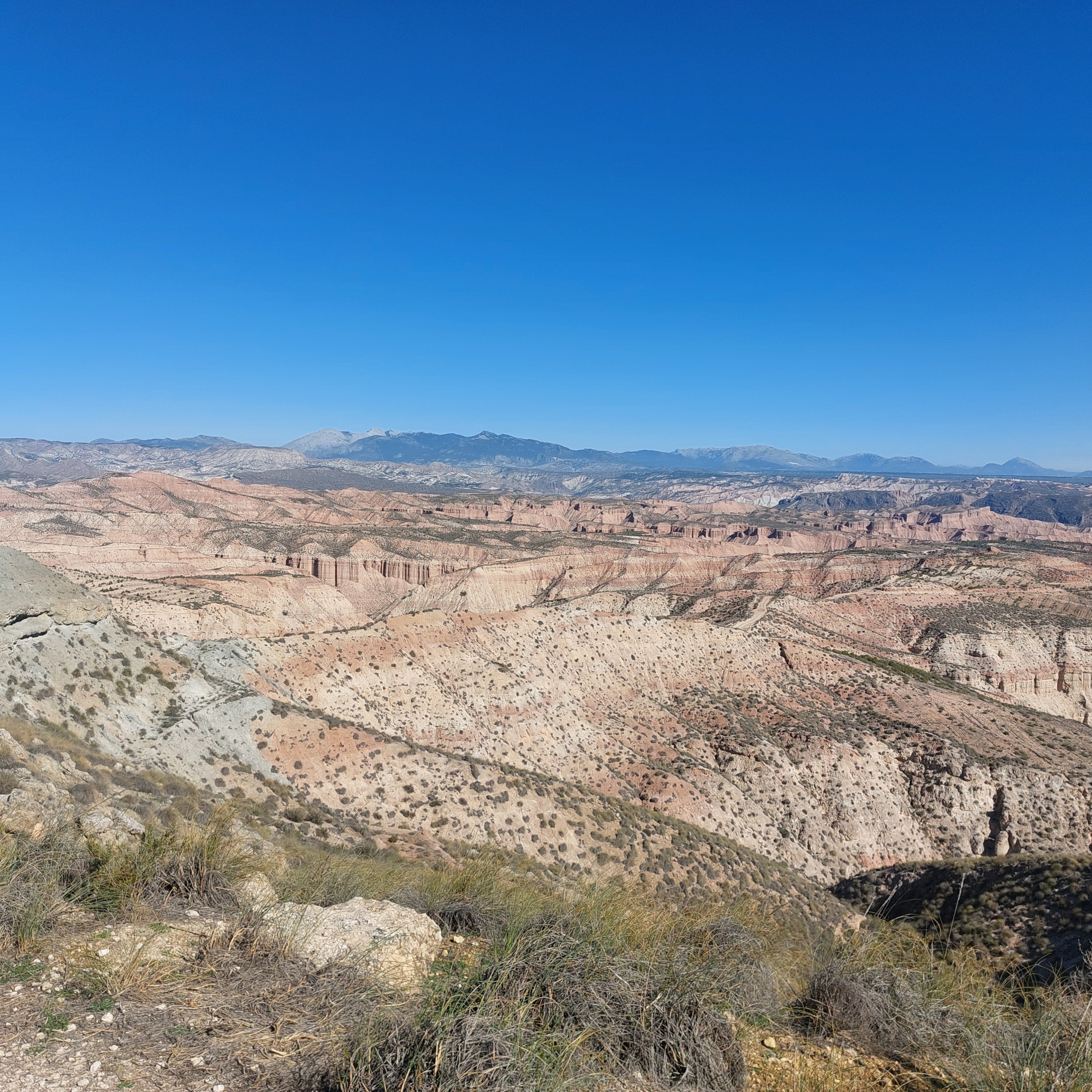 Panoramablick über Wüstenlandschaft